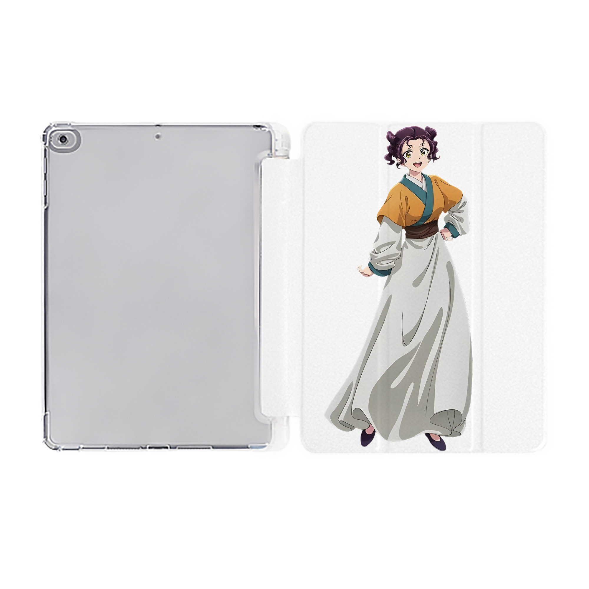 （画像用） 薬屋のひとりごと The Apothecary Diaries IPad ケース ペン収納付き 三つ折りスタンド PUレザー×シリコン 対応機種9.5/10.5/10.9インチ